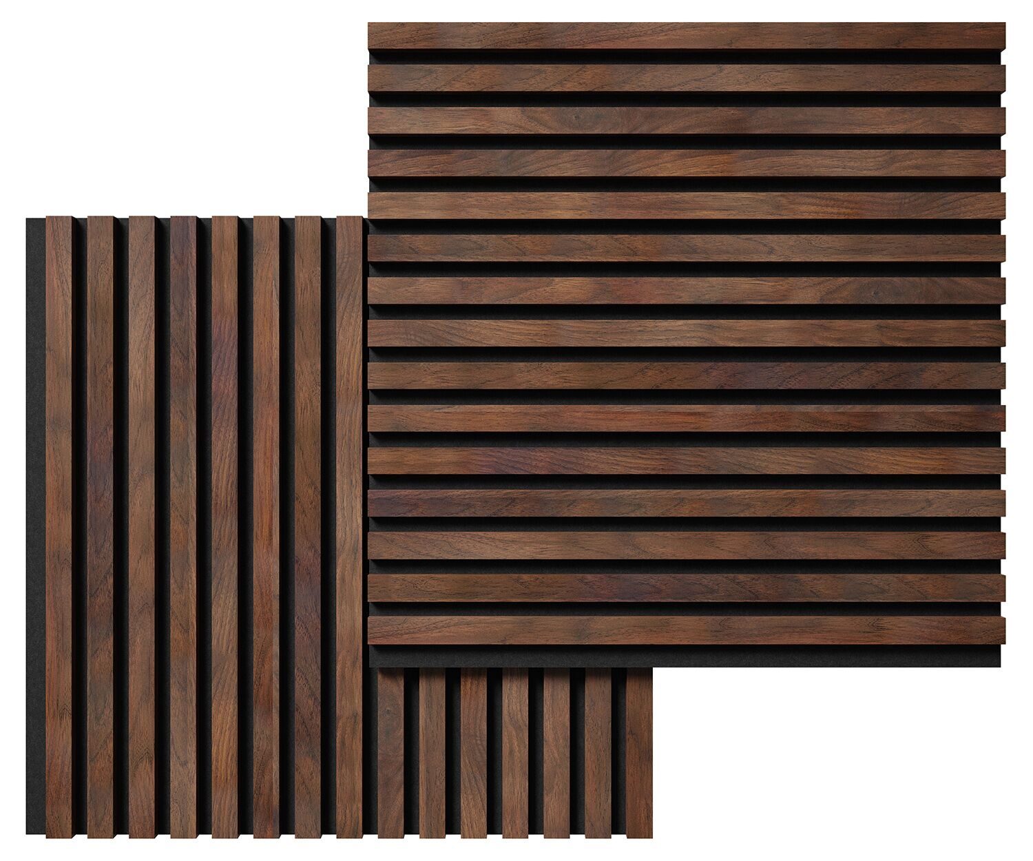 Акустическая стеновая панель Cosca Decor, дуб Барон темный, 600х600