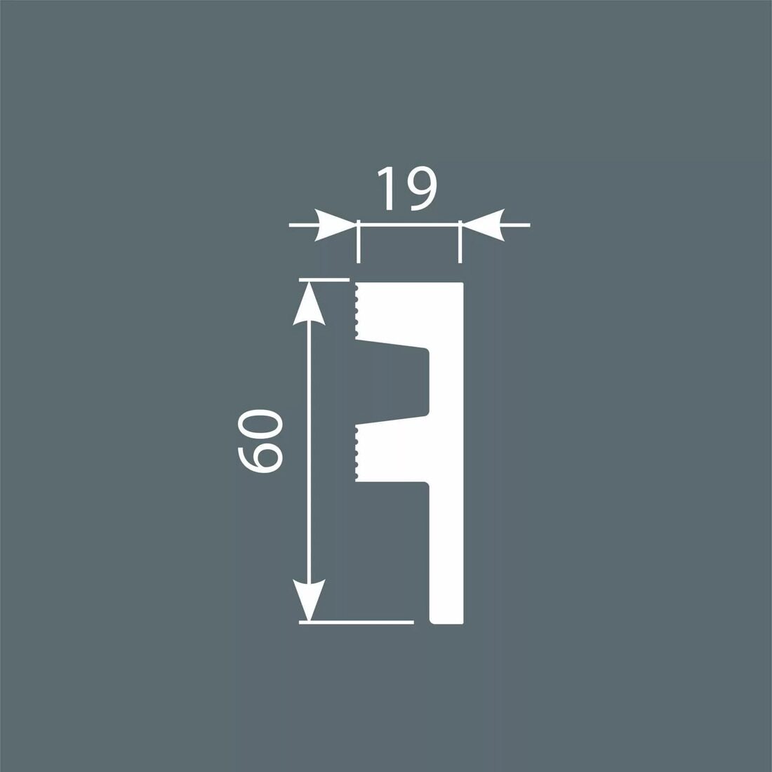 Плинтус Cosca PX051